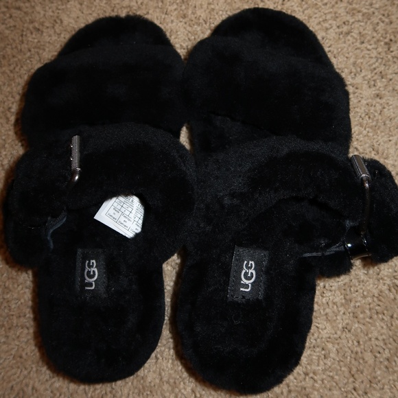 UGG Fuzz Yeah Slide Platform Slipper - Picture 1 of 4